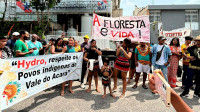 Comunidades tradicionais protestam contra Hydro e Governo do Pará