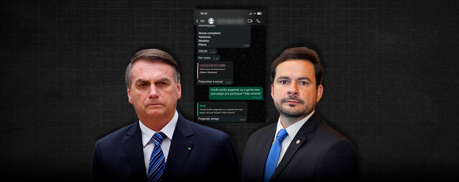 Apoiadores de Bolsonaro em Manaus oferecem até R$ 100 por presença em motociata