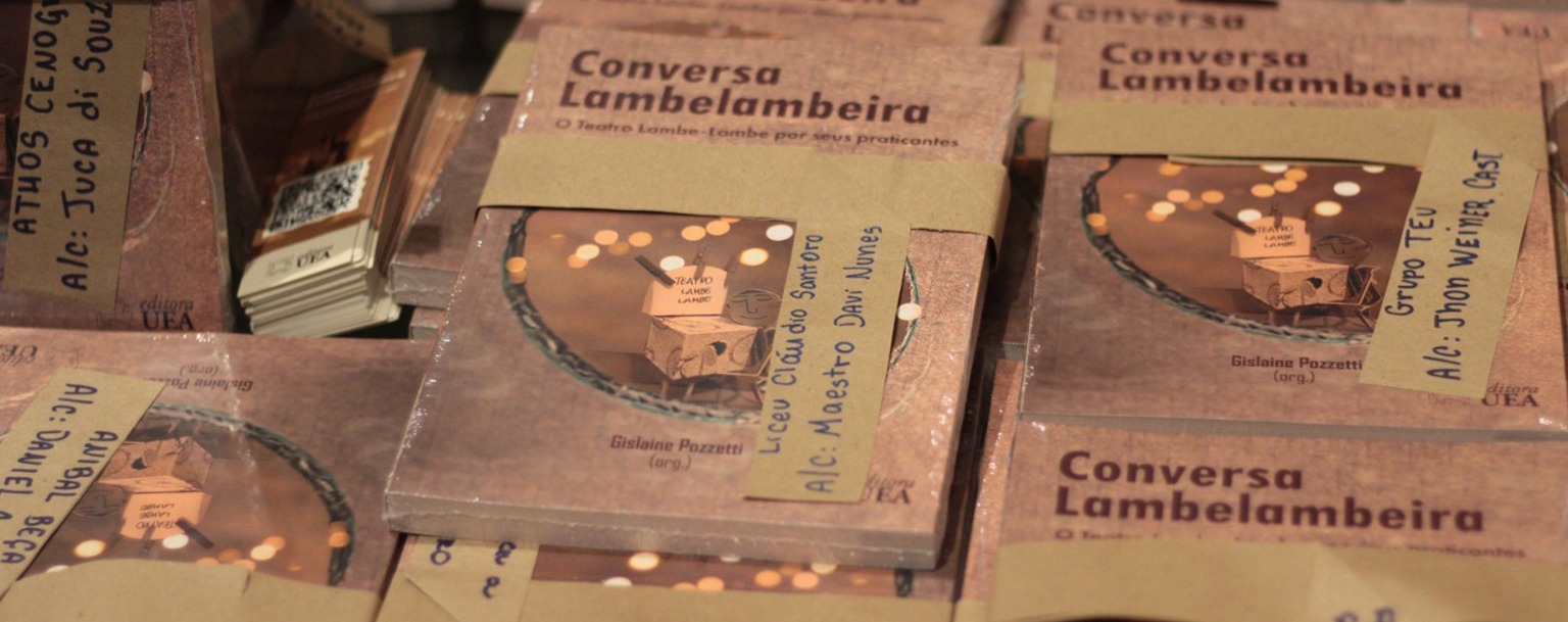 Teatro Lambe-lambe ganha livro impresso inédito, lançado pela UEA