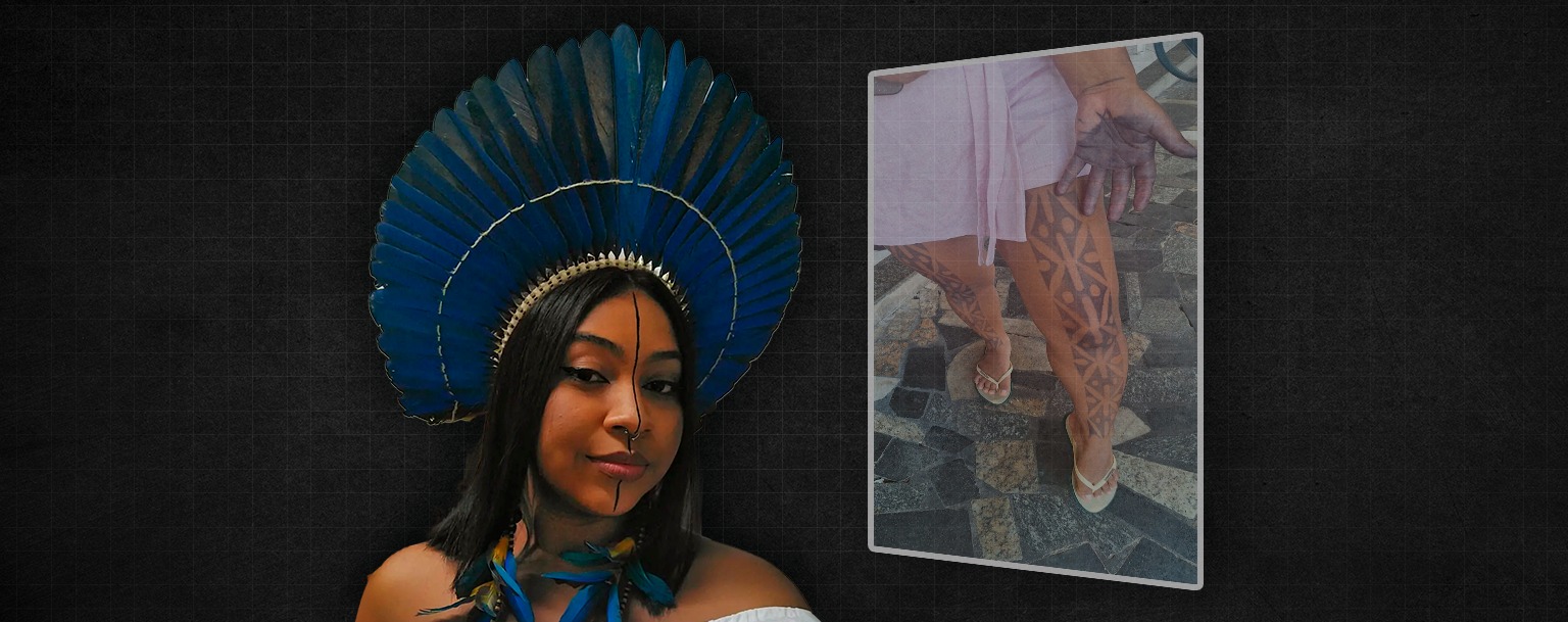 Indígena denuncia motorista de app que negou corrida por causa de grafismos