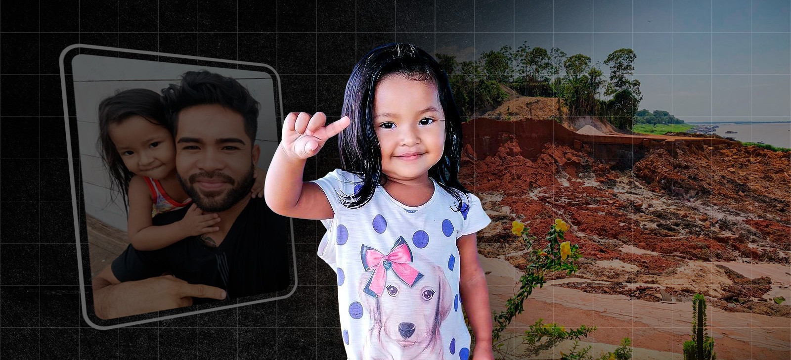 Família lamenta sumiço de criança após porto desabar no AM