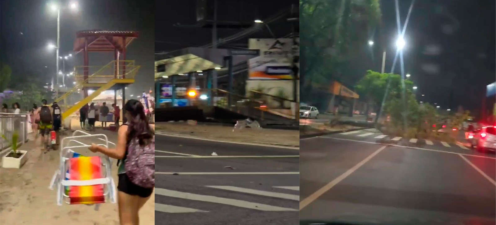 Ventania atingiu Manaus na madrugada deste domingo, 13 (Reprodução) 