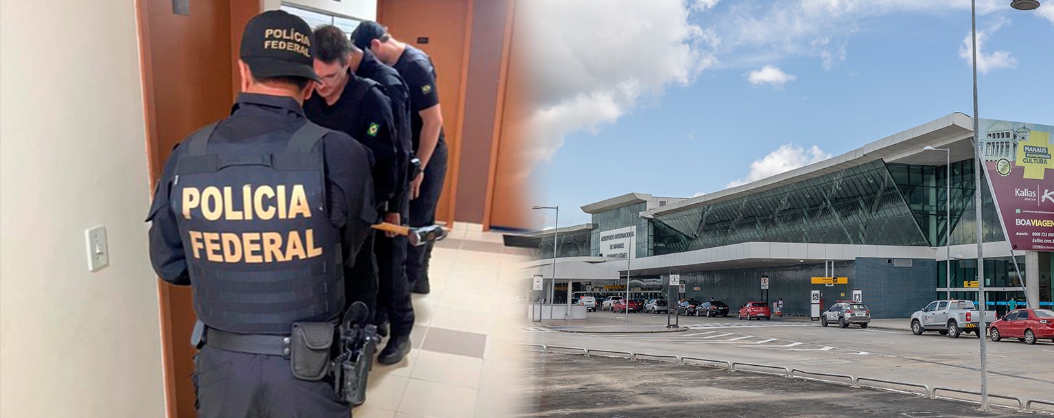 PF desarticula associação criminosa de tráfico em aeroporto de Manaus