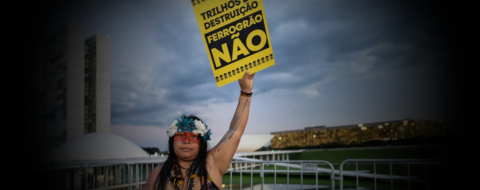 Indígena denuncia pressões e destruição com expansão da Ferrogrão