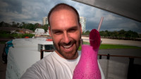 Em Manaus, Eduardo Bolsonaro fala sobre milkshake de pitaya de David: ‘Pinóquio’