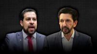 Discurso de vitória e provocações marcam votação de Boulos e Nunes em SP