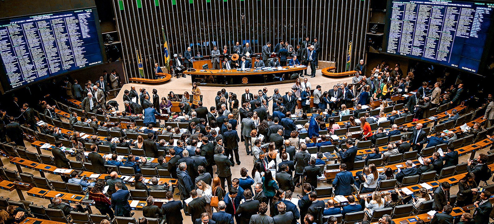 O plenário da Câmara dos Deputados (Divulgação) 