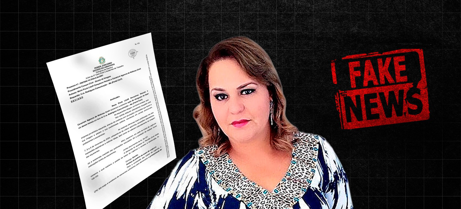 TJAM manda Cileide Moussallem excluir fake news contra Paula Litaiff e fixa multa de R$ 50 mil