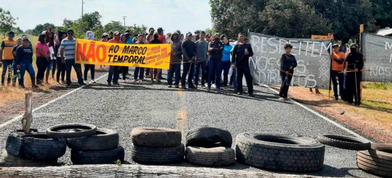 Manifestação é realizada em vários Estados do País (Conselho Indígena de Roraima) 