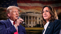 Projeções colocam Kamala Harris à frente de Trump nas eleições dos EUA