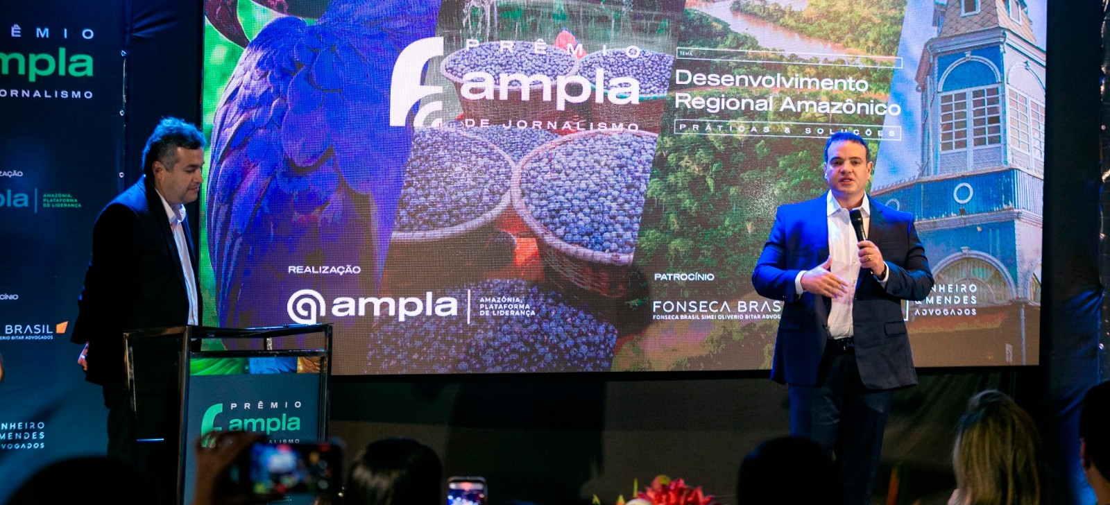 I Prêmio Ampla de Jornalismo, realizado pela plataforma de desenvolvimento Ampla Amazônia (Divulgação)