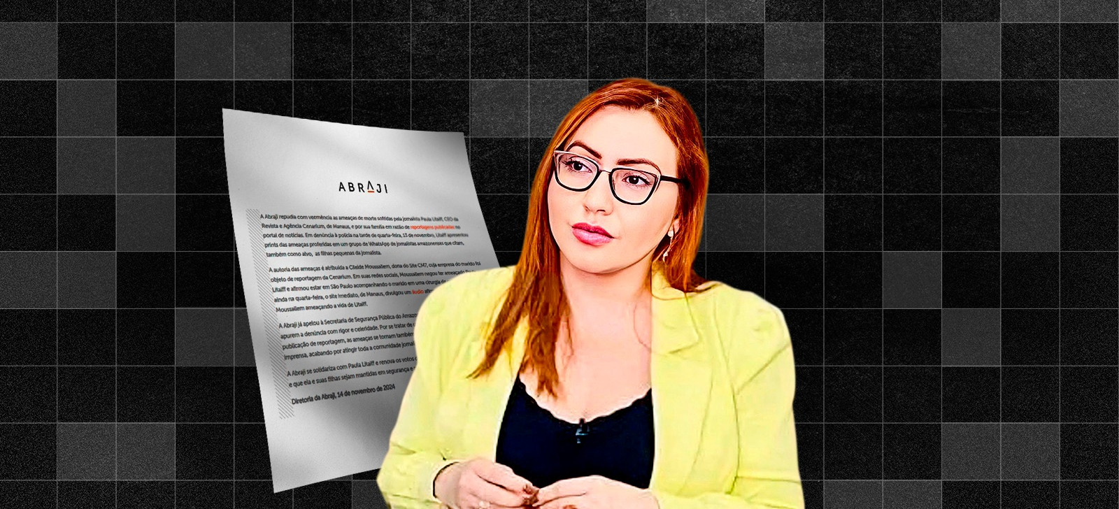 Abraji aciona SSP-AM e MP-AM para apurar ameaças contra jornalista Paula Litaiff