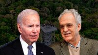 Biden faz sobrevoo com cientista Carlos Nobre em áreas degradadas de Manaus