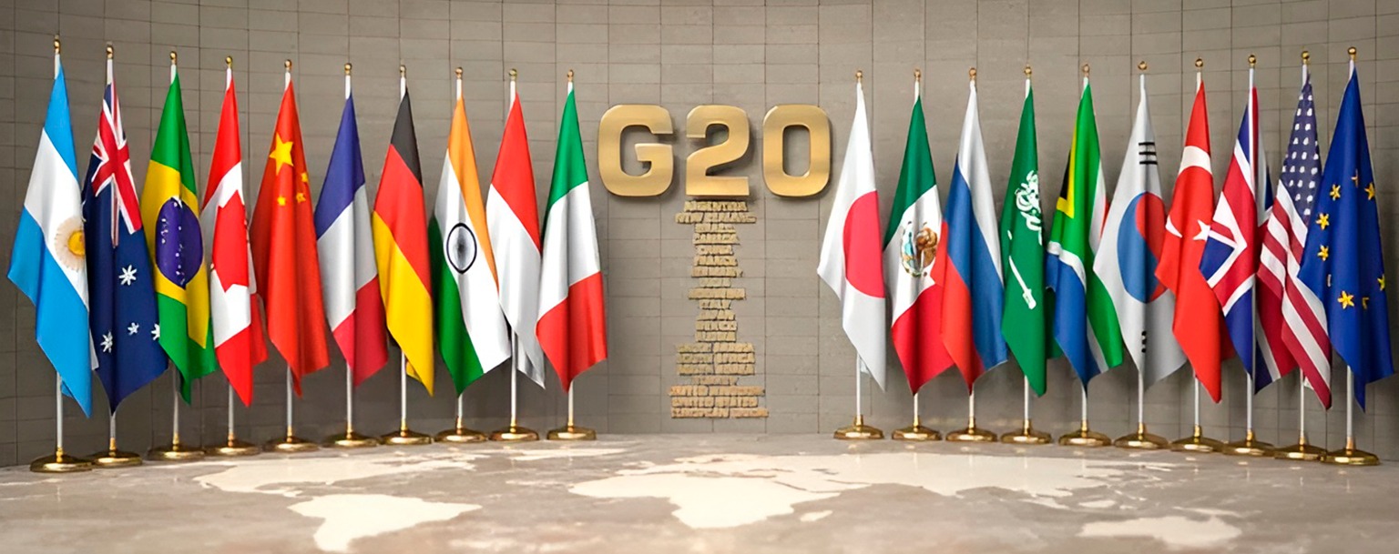 G20 é a abreviação de Grupo dos 20, que reúne os países com as maiores economias do mundo (Reprodução)