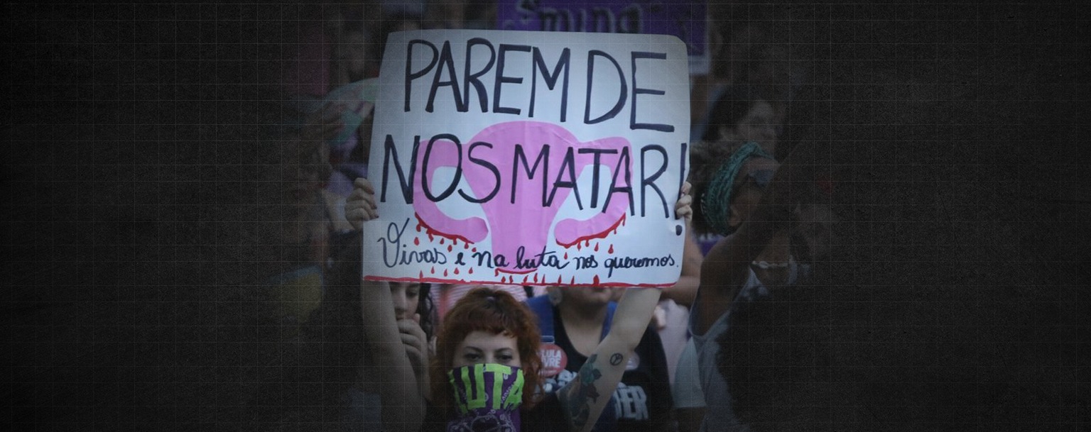 Mulheres protestam contra feminicídio (Fabio Vieira/FotoRua/NurPhoto via Getty Images)