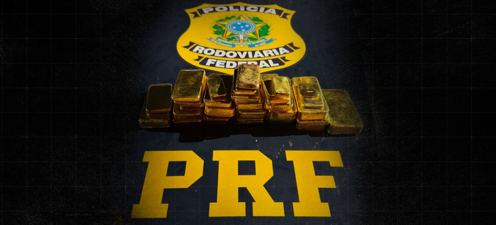 PRF apreende 21kg de ouro ilegal com dupla no trecho Manaus-Boa Vista