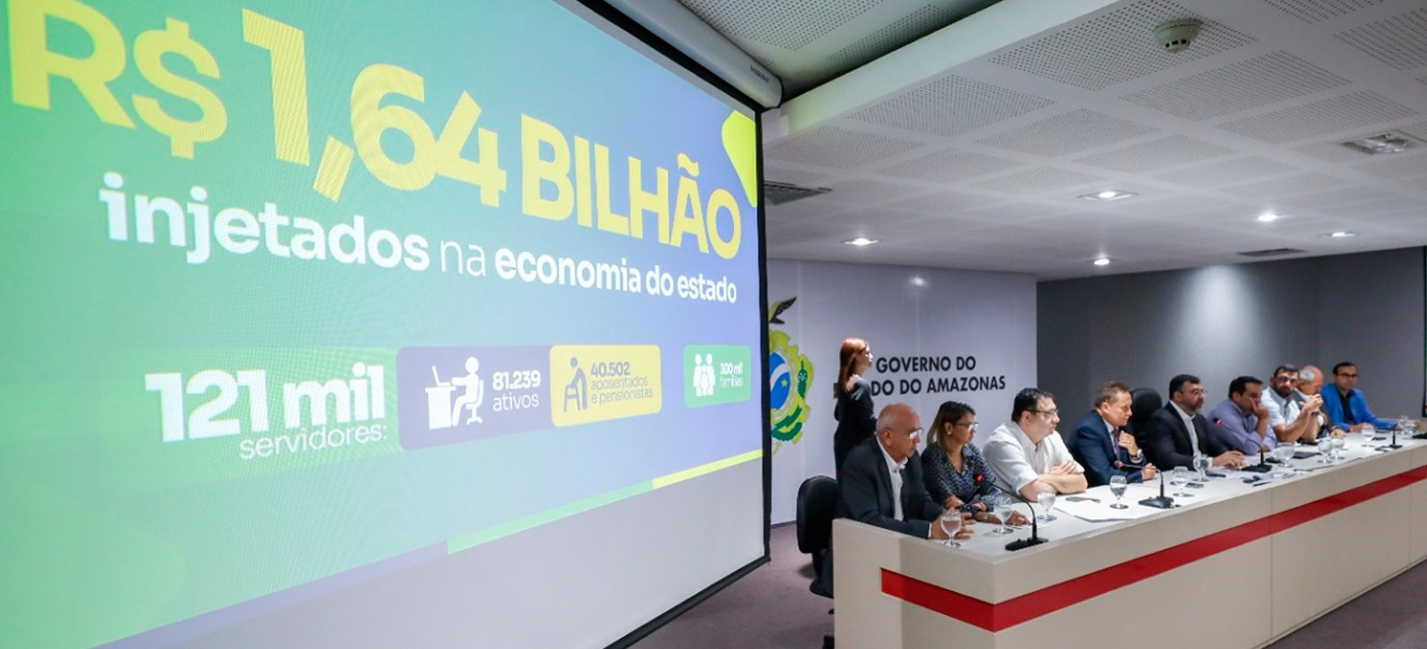 Governo do AM anuncia injeção de R$ 1,64 bilhão
na economia do Estado (Alex Pazuello/Secom)