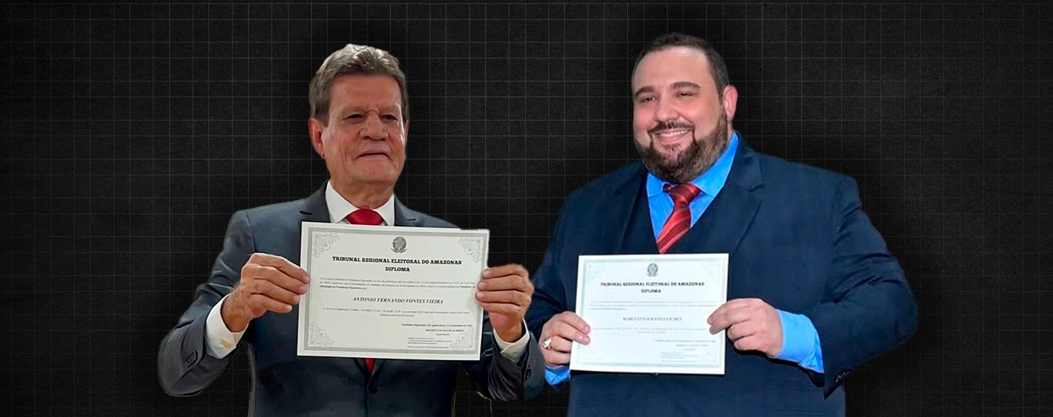Fernando Vieira e Marcelo Palhano são diplomados em Presidente Figueiredo