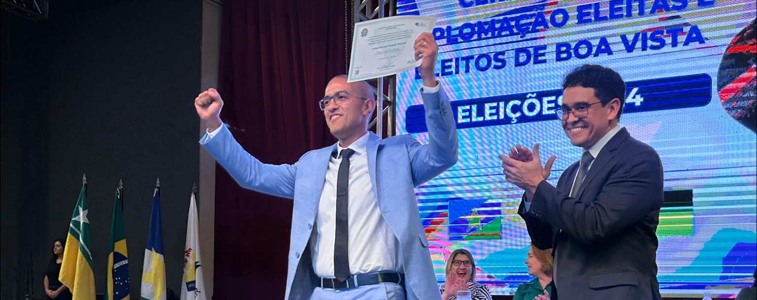 TRE-RR diploma prefeito e 23 vereadores eleitos em Boa Vista