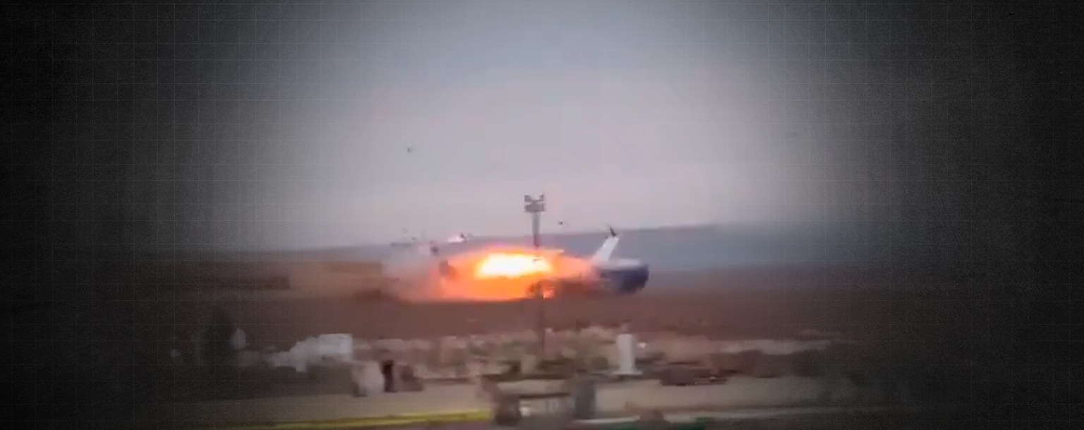 Avião fabricado pela Embraer cai no Cazaquistão com mais de 60 pessoas