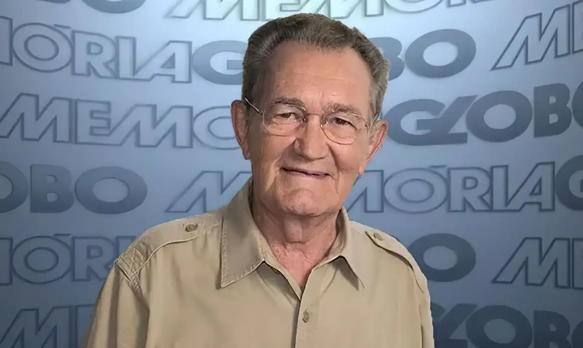 Léo Batista morreu nesse domingo, 19 (Divulgação/TV Globo)