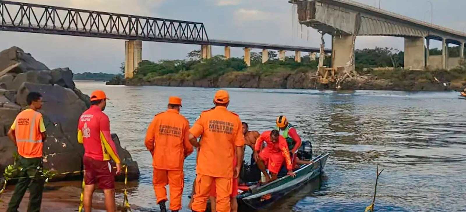 Sobe para 12 o número de vítimas em queda de ponte MA-TO