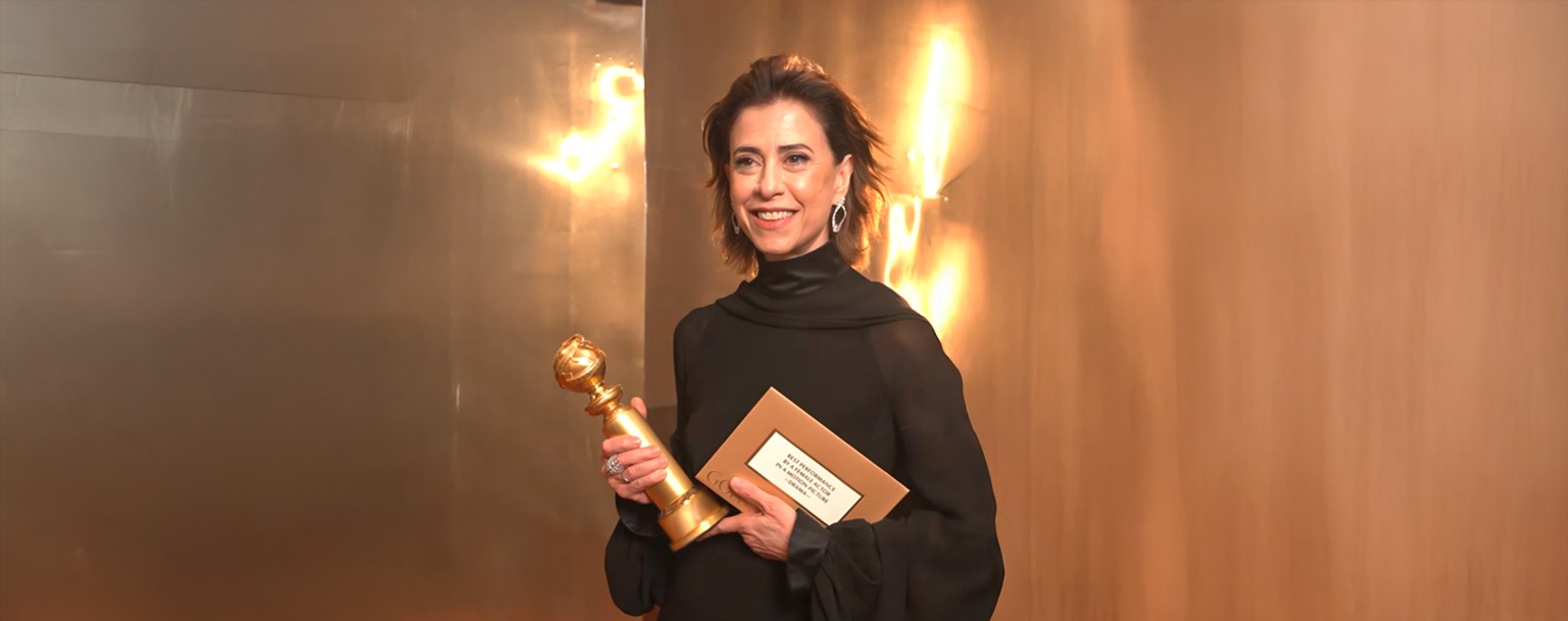 Fernanda Torres vence Globo de Ouro por ‘Ainda Estou Aqui’
