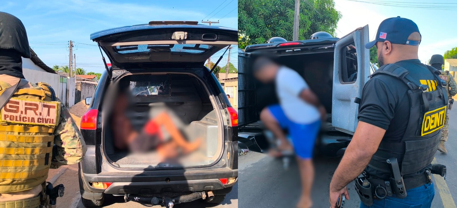 Dupla é presa em Roraima por roubo e estupro contra mulheres e criança