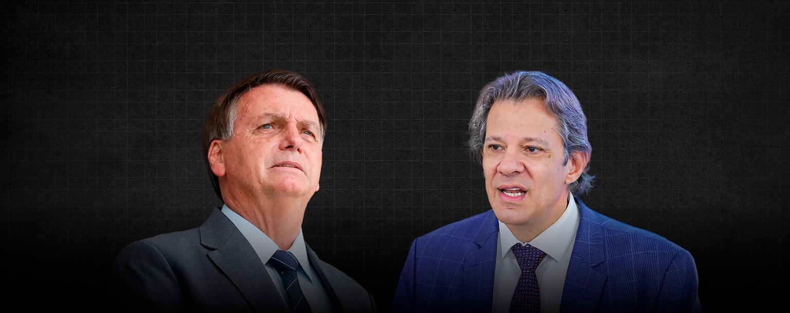 Jair Bolsonaro e Fernando Haddad (Composição: Weslley Santos/Cenarium)