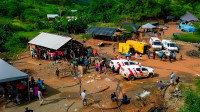 Miners rescued after collapse in illegal mine in Brazil