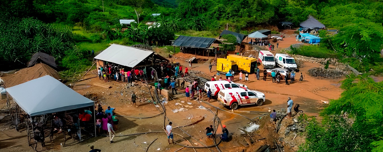 Garimpeiros são resgatados após soterramento em mina clandestina no Pará