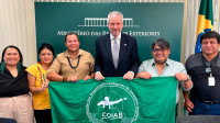 Indígenas da Amazônia apresentam demandas para presidente da COP30