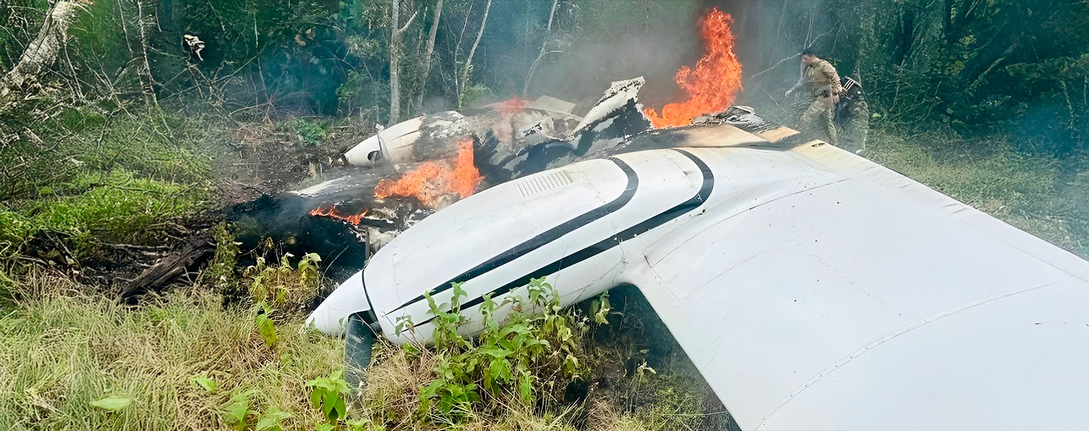 Força Aérea intercepta avião com 500 kg de drogas no AM
