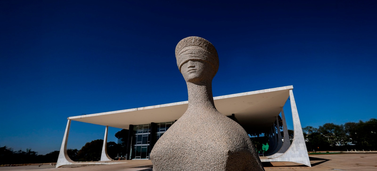 Estátua do Supremo Tribunal Federal (Gustavo Moreno/STF)