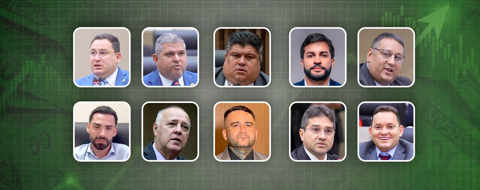 Valores declarados por vereadores de Manaus divergem na Câmara e no TSE