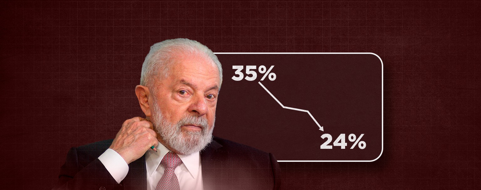 Datafolha: aprovação de Lula cai e atinge 24%, menor índice já registrado