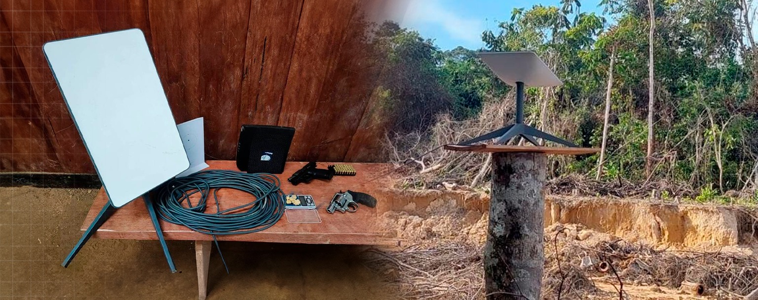 MPF investiga Starlink por fornecer internet a garimpeiros na Amazônia