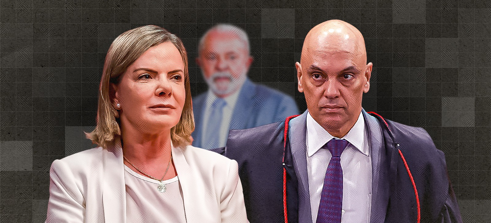 Gleisi Hoffmann elogia Alexandre de Moraes do STF em discurso