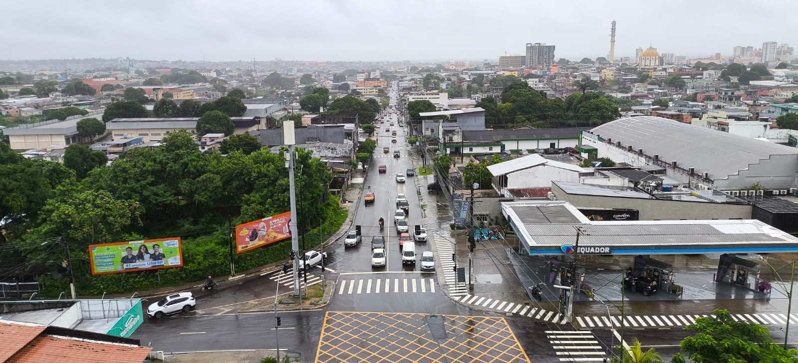 Manaus e região metropolitana devem ser impactadas com pancadas de chuva