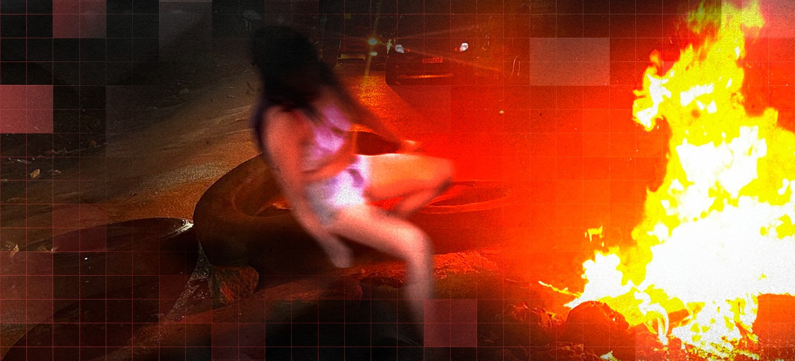 Indígenas fecham via após homens armados atingirem mulher