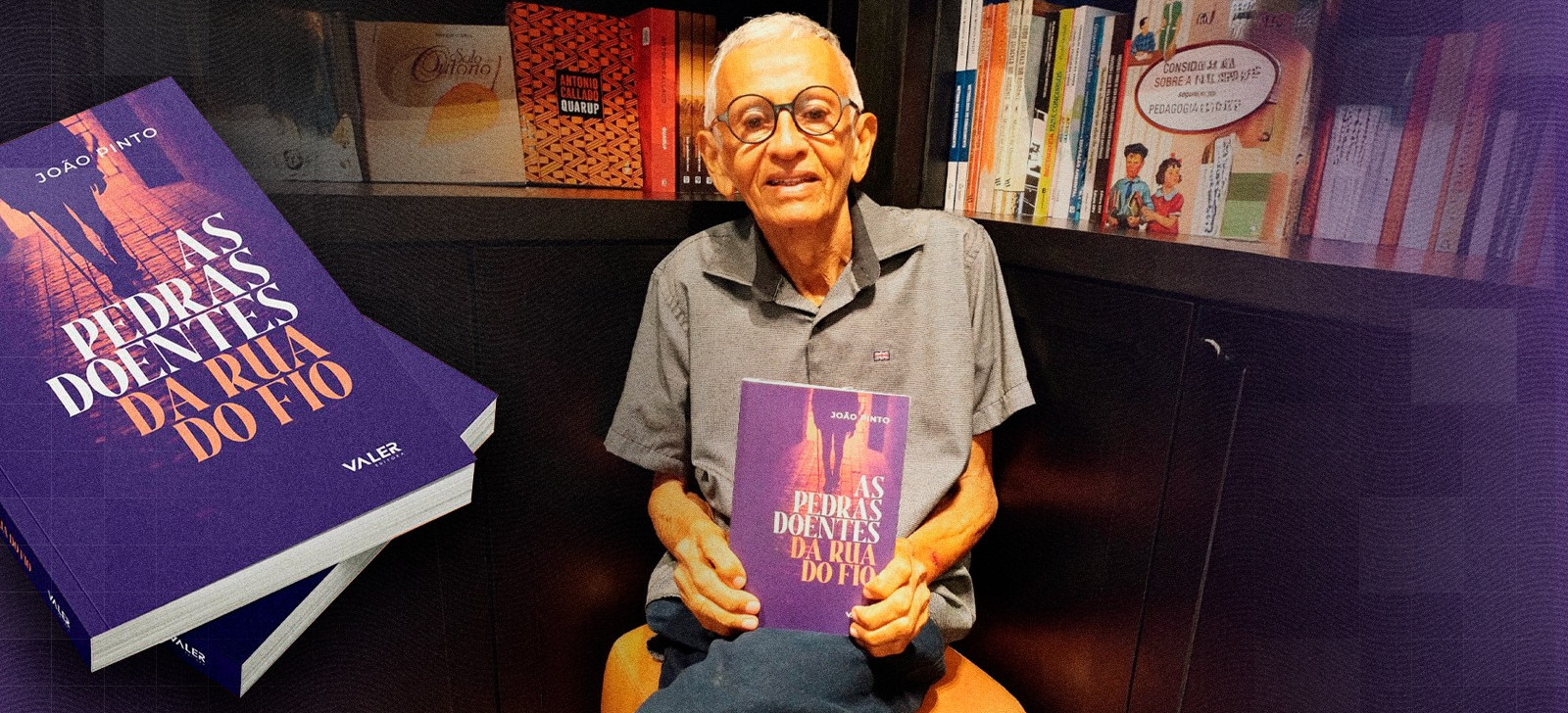 Livro de João Pinto sobre memórias e Alzheimer é lançado nesta quinta-feira, 13