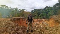 PF combate garimpo ilegal em Terra Indígena Sateré