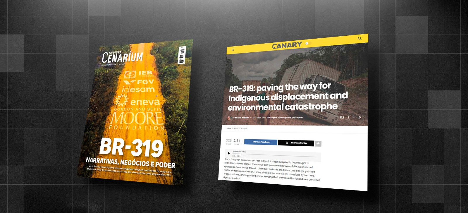 International media highlights CENARIUM report on BR-319