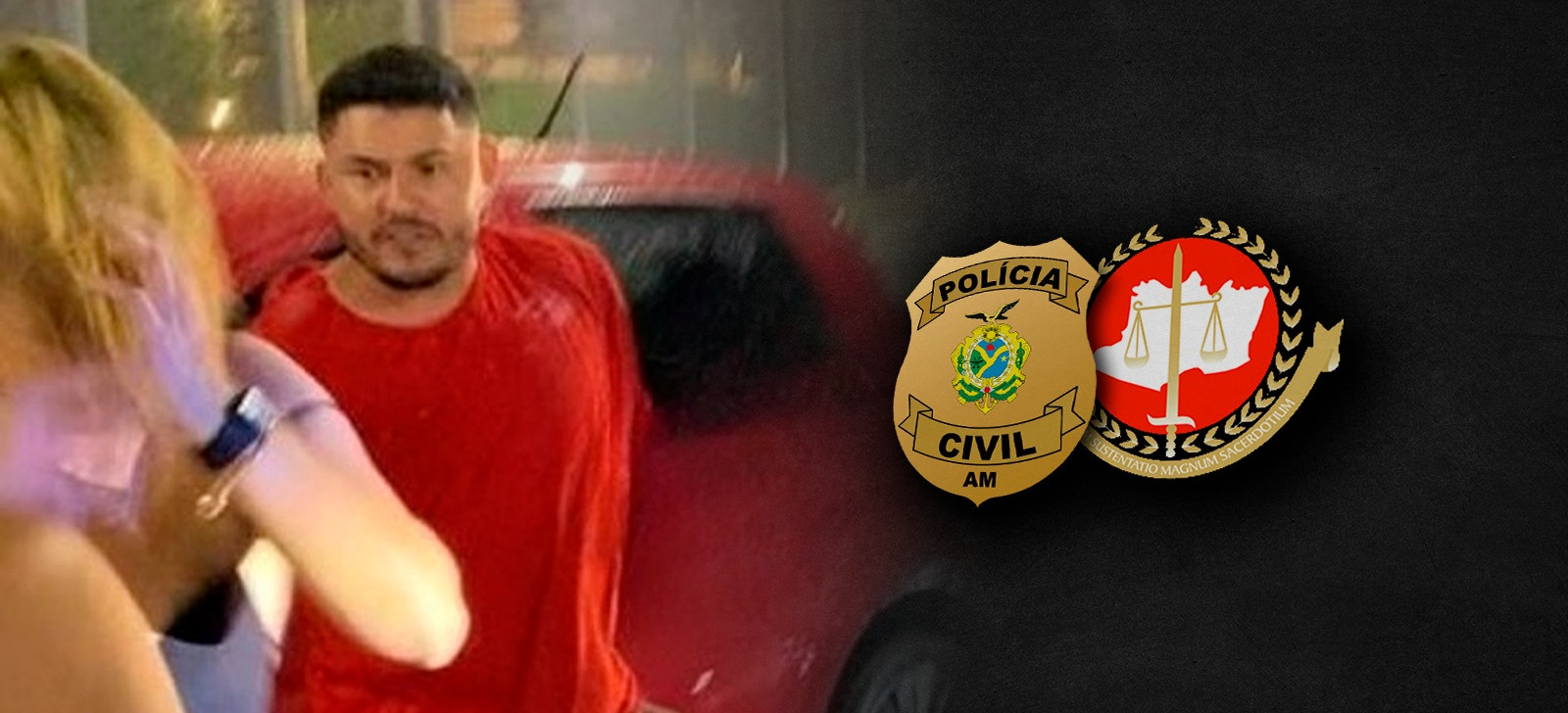 Homem agride mulher após acidente de trânsito em Manaus