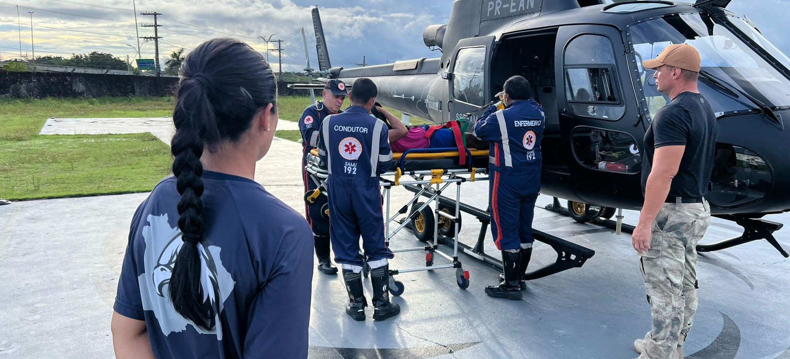 Operações Aéreas da SSP-AM resgatam homem com estado grave de apendicite