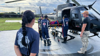 Operações Aéreas da SSP-AM resgatam homem com estado grave de apendicite