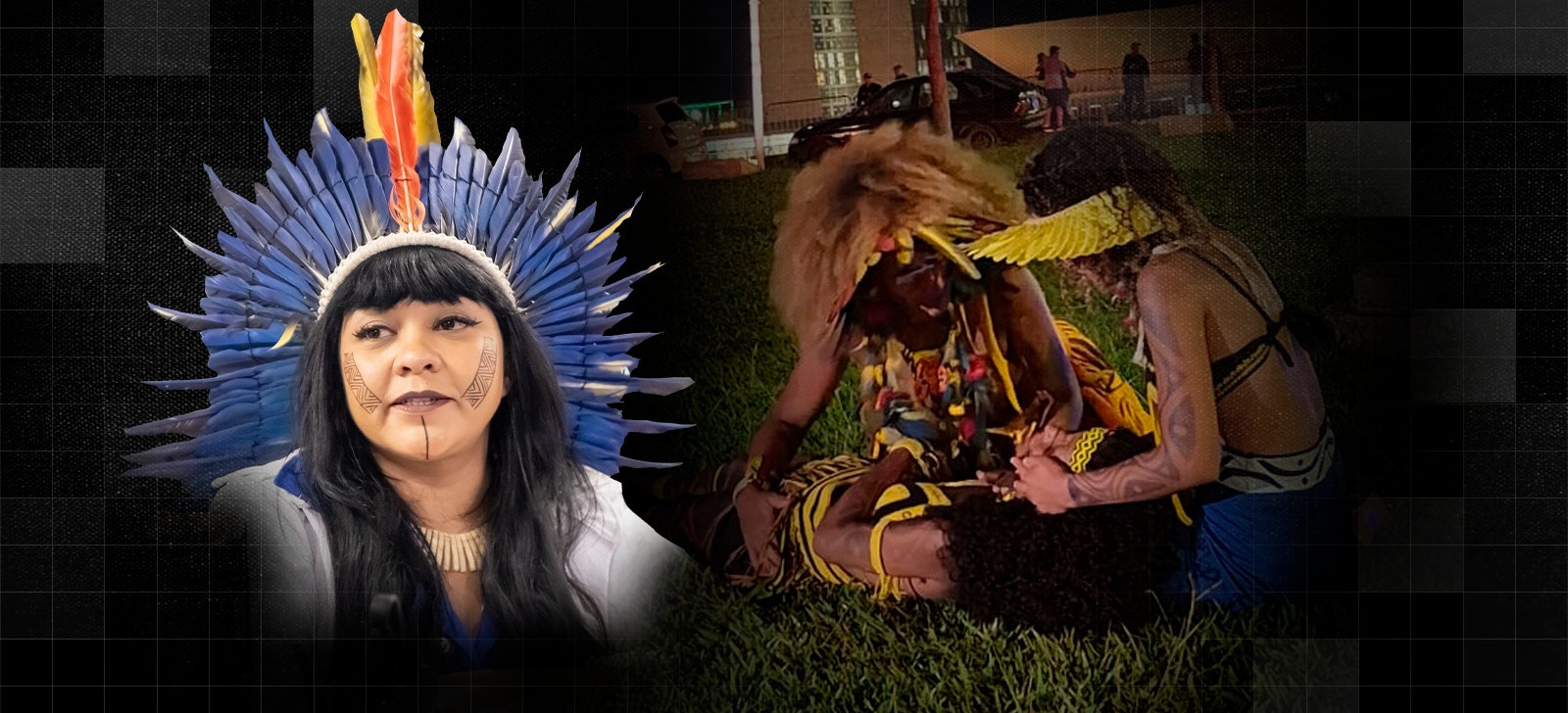 Marcha termina com indígenas e deputada atingidos por spray de pimenta