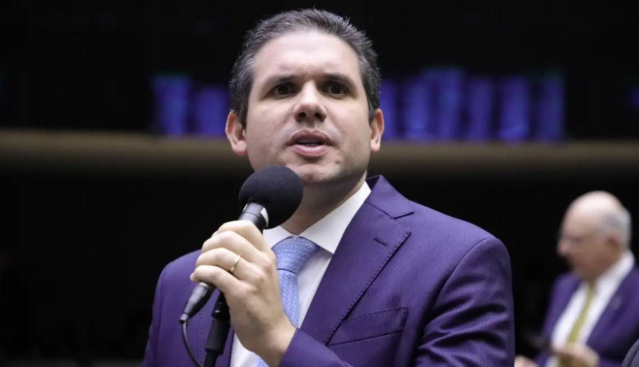 Hugo Motta pede pacificação ao falar sobre obstrução à ‘Lei da Anistia’