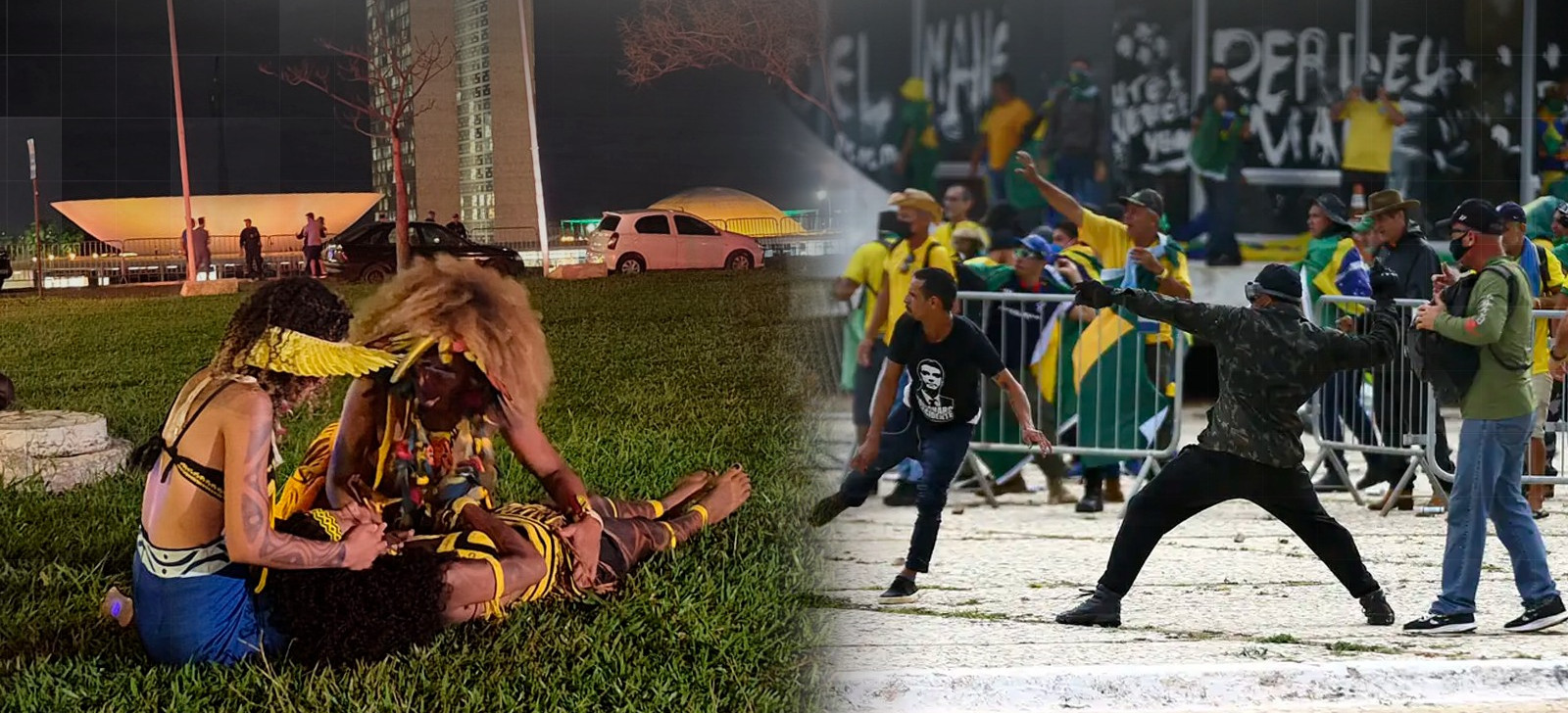 Gás de pimenta nos indígenas, portas abertas aos golpistas