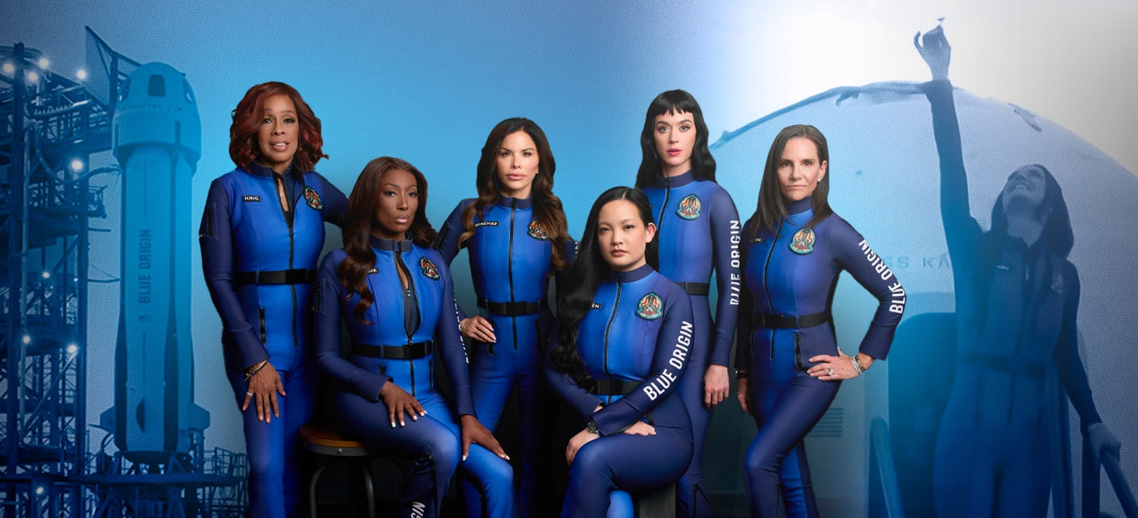 Katy Perry é 1ª diva pop a ir ao espaço com tripulação feminina